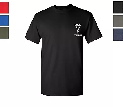 Nurse Medical Service Shirt SZ S-5XL Caduceus Symbol • $17.99