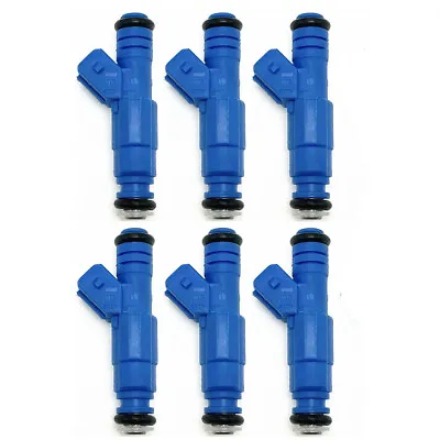 SET 6 EV1 Fuel Injectors Upgrade Fits 1996-1998 Ford Mustang 3.8L V6 16lbs FJ712 • $55.07