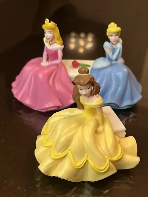 $15.75 • Buy Disney Princess DecoPac Sitting On A Bench Figure Belle Cinderella Aurora