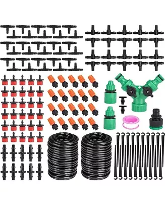 149pcs Automatic Micro Drip Irrigation Watering System Kit Plant Garden 30M • £14.99