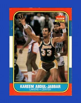 1986-87 Fleer Set-Break #  1 Kareem Abdul-Jabbar VG-VGEX *GMCARDS* • $0.79