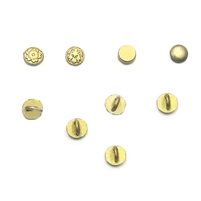 72PCS Mini Shank Buttons 4mm Metal Buckles Dolls Clothing Sewing Accessories DIY • $1.95