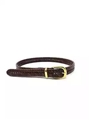 Coach Brown Braided Leather Men's Belt • $48