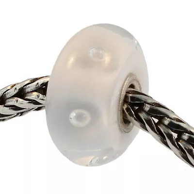 Authentic Trollbeads Glass 61301 White Bubbles :0 • $12.71