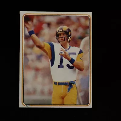 1983   Vince Ferragamo   Los Angeles Rams Topps Sticker  #247 • $1.95