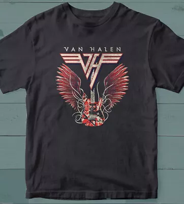 Vtg Van Halen Short Sleeve Black T-Shirt S-3XL • $6.82