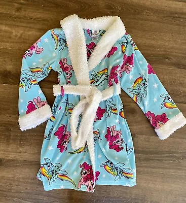 MY LITTLE PONY MOVIE  Retail $42  Colorful Pajama Bath Robe Girls Size Small 5/6 • $12.99