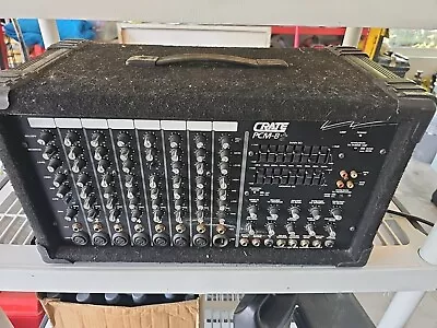 Crate PCM-8 POWERED PA MIXER 8 Channel W/Phantom Power Analog 0519 • $75