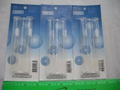 Lot Of 3 Perfect P513B Test Tubes 15 Mm X 125 Mm 5/8  × 5  Glass Clear • $12.99