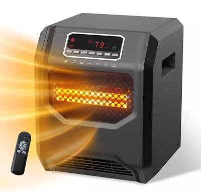 WeWarm 1500w Electric Quartz Portable Infrared Space Heater With Remote Control • $59.95