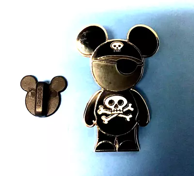 Official 2008 Mickey Mouse Disney Trading Pin Vinylmation Faceless Pirate • $8.95