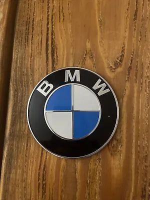 BMW E39 E46 E53 E60 E90 Front Hood Emblem Badge Logo Genuine 7288752-02 OEM • $32.95