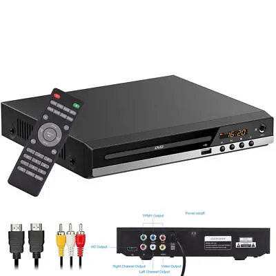 HD DVD Player For TV All Region Free DVD CD Player For Home With AV Output • $37.99