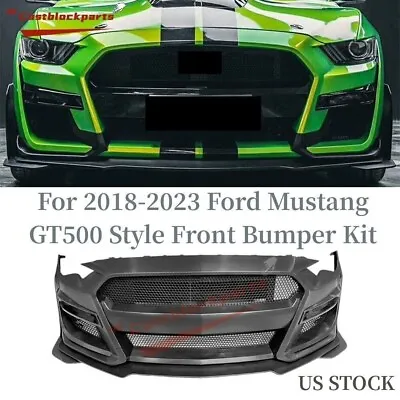 Front Bumper Cover Kits W/Grille For 2018-2023 Ford Mustang GT500 Style Perfect • $619