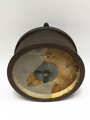 Rare Vintage Industrial Steampunk Ac Volt Meter  • $132.30