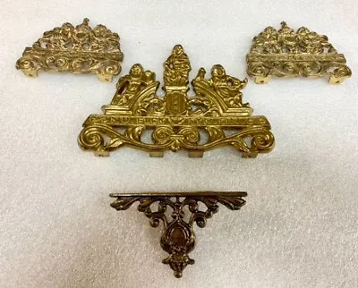 Set Of 4 Dutch Brass Ornament Tops For Zaandam Zaanse Clock • $100