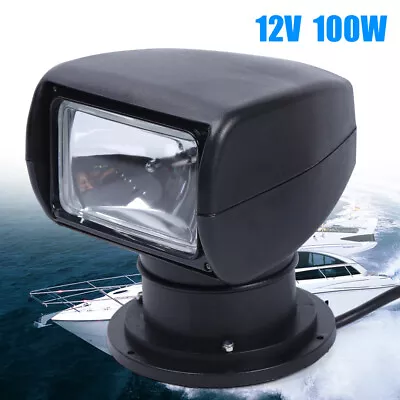 360° Remote Control Spotlight For Boat Truck Car Marine Searchlight 12V 100W New • $83.60