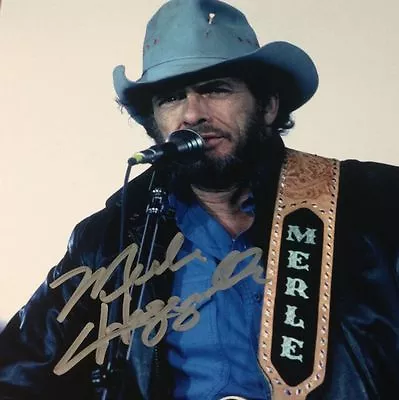 MERLE HAGGARD ~ 8 X 10 Photo COPY ~ Country Music REPRINT AUTOGRAPH PHOTO! F17  • $7.99