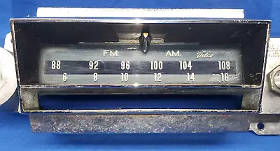 Vintage GM 1967 1968 Camaro FireBird AM/FM Delco Radio Dial Face And Slide Knob • $125