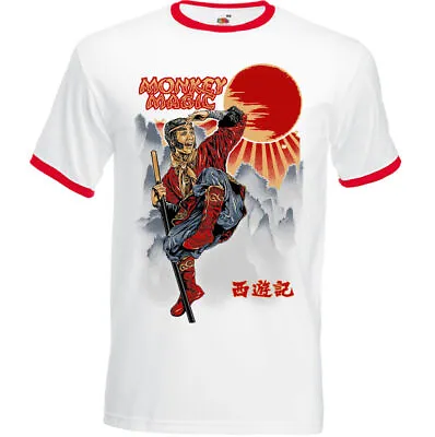 MONKEY MAGIC T-SHIRT Mens Retro TV Show 70's 80's Martial Arts Chinese Fantasy  • £11.95