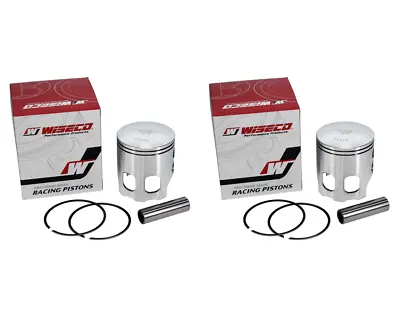 Yamaha Banshee YFZ 350 64mm Bore Wiseco Pro Forged 2 Stroke Piston Kit Set Pair • $199.99