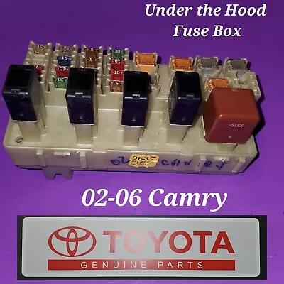 2002 2003 2004 2005 2006 Genuine Toyota Camry Fuse Box Under Hood Japan • $64.98