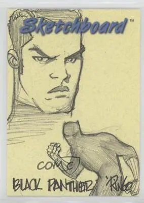 1998 SkyBox Marvel Creators Collection Yellow Black Panther #10 Sketch 1l2 • $16.35