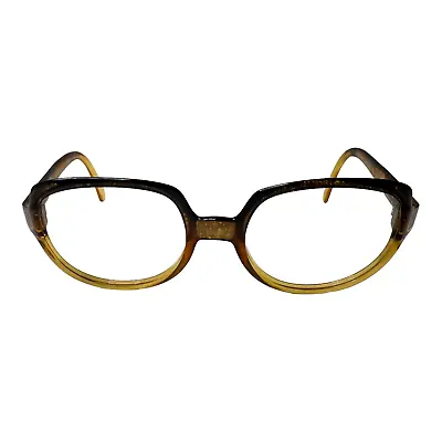 $37.49 • Buy Vintage Optyl Christian Dior 2020-10 Square Brown Eyeglasses Frame H3368