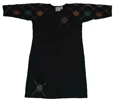 Michael Simon Womens Dress Embroidery Size Large Color Black  • $24.99