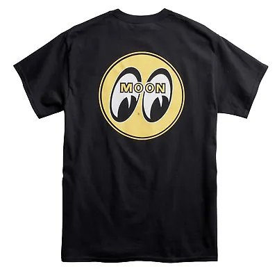 Men's Mooneyes Moon Equipped Classic Logo T-Shirt Black Cotton TM066B S-XXXL • $30.99