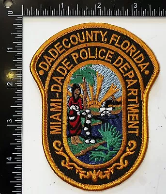 VINTAGE OBSOLETE Miami Dade COUNTY Florida FL Police Patch • $15