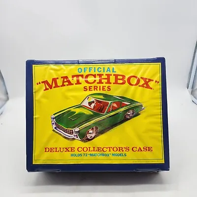 1968 Official Matchbox Series Deluxe Collector's Case Hold 72 Models Empty  • $49.95