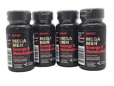 GNC® MegaMen Energy And Metabolism 4 Bottles (28 Serv) EX 12/23 • $12.30