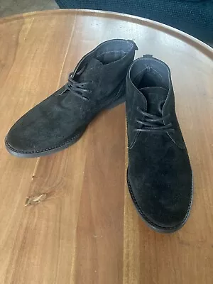 Size 8 ACW85 From Matalan Black Suede Chukka Desert Ankle Boots  • £20