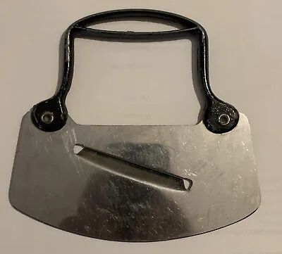 VTG Stainless Steel Kitchen Rocker Knife W/ Cast Iron Handle. ULU Inuit Style • $25