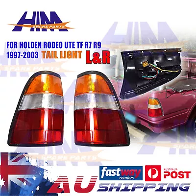 Set Tail Light Rear Lamp Amber For Holden Rodeo TF R7 R9 97-03 LH+RH • $54.25