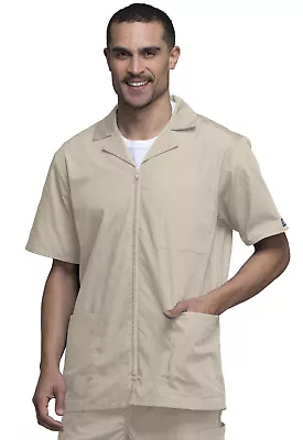 Cherokee Workwear Men's Zip Front Scrub Jacket  - 4300 • $23.50