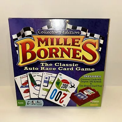 Mille Bornes Game Collector's Edition  Race Card Game 2010 Hasbro Cards Sealed • $26.99