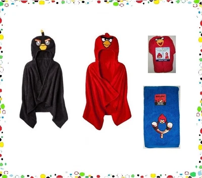 £15.81 • Buy New Angry Birds Choice Of Bath Towel Or Hooded Wrap 2012-2013
