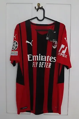 Ibrahimovic AC Milan Shirt Large 2021/2022- Authentic BNIB - From Milan Store • £195