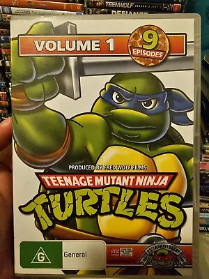 Teenage Mutant Ninja Turtles : Volume 1 (DVD 1987) 9 Episodes • $5.95