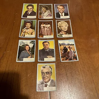 Joblot Of 25 A&BC ‘Who Z At Star’ Gum Cards - 1960s - Printed In England  • £0.99