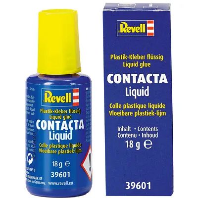 £6.99 • Buy Revell 39601 Contacta Liquid Glue Adhesive Suitable For Plastic Scale Model Kits