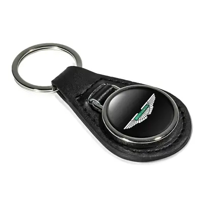 Leather Key Holder Aston Martin Unique Gift Car Accessories Top Quality Keychain • $17.99