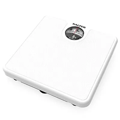 Salter Mechanical Bathroom Scale – Analogue Body Weighing Scale Non-Slip Mat • £16.58