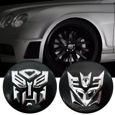 4x Wheel Cap Sticker Transformers Shield Sticker Decal Dome Metal 2.2  • $10.80