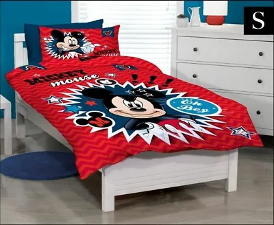 New Licensed DISNEY MICKEY MOUSE CLUBHOUSE - Single Bed Quilt Doona Cover Set • $19.54