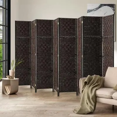 Arezzo Wood And Rattan Room Divider & Privacy Screens | Designer Room Dividers • $89