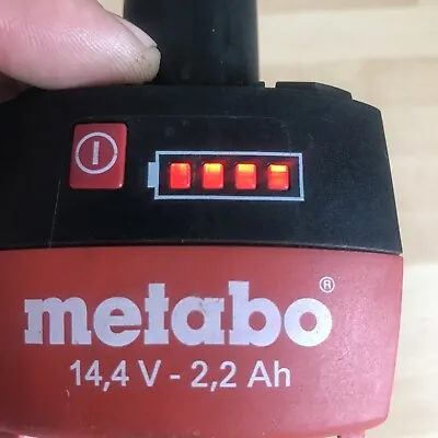 Metabo 14.4V 2.2Ah Battery Li-Power Air Cooled • £24.99