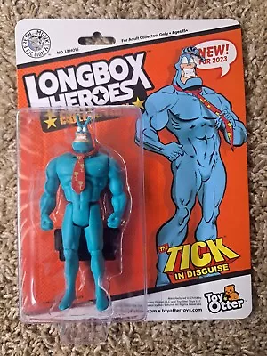 Fresh Monkey Longbox Heroes The Tick In Disguise 5  Action Figure IN HAND! • $50